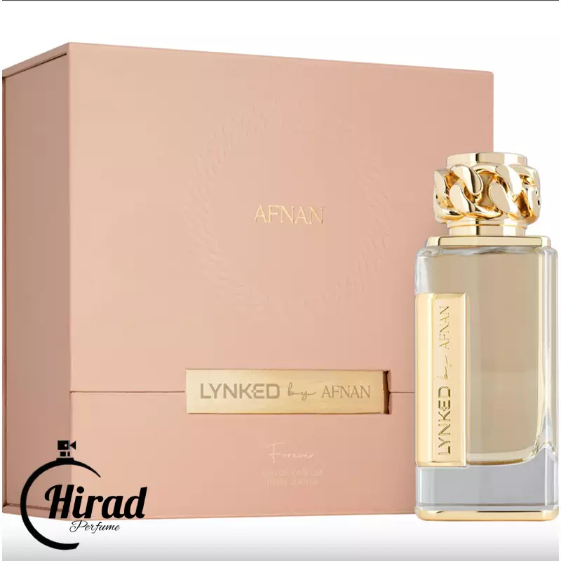 خرید عطر ادکلن لینکد فوراور گلد افنان مشابه ولنتینو بورن این روما د گلد دونا Afnan Lynked Forever